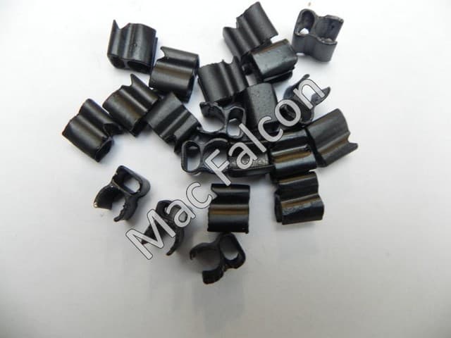 Large Tail mount clips 5 pieces color black