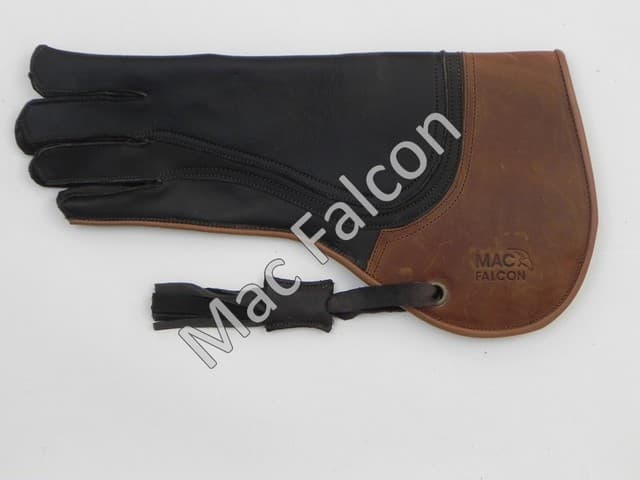 M-Line - Leder Falknerei Handschuh 3 Schichten und 38 cm lang