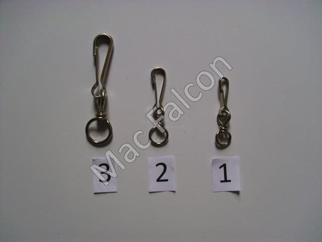 Clips with swivel. Size 2