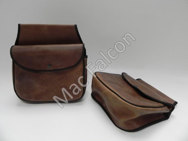 Goliath, leather waist bag second hand look brown