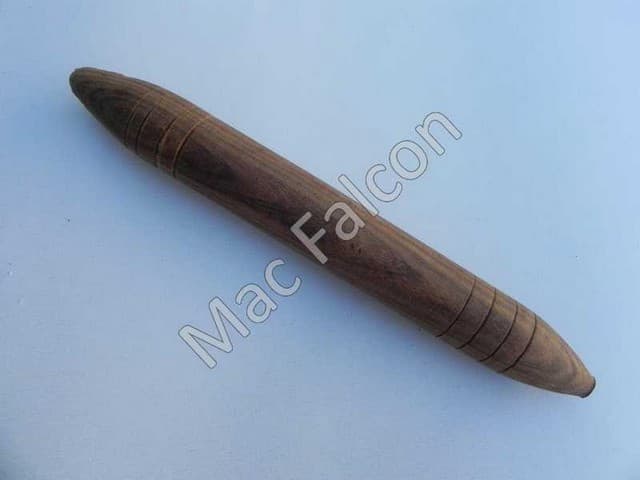 Hardwood handle for falconry lure or rabbit lure
