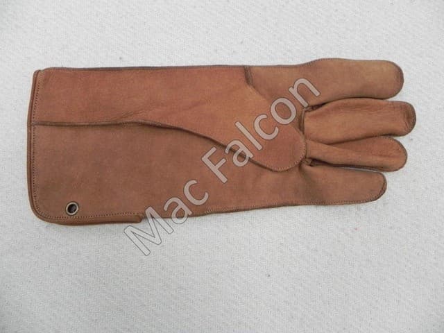Herten - Mac Easy - Lederen valkerij handschoen 1 laag en 30 cm lang