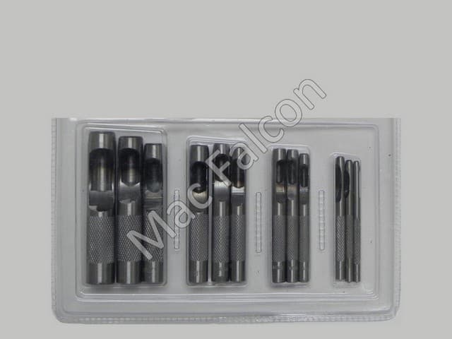 Set of punches, 2,5-16 mm, 12 pieces
