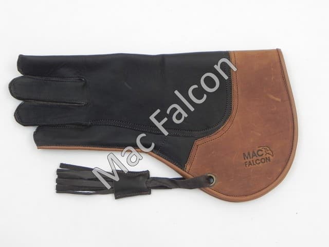 M-Line - Leather falconry glove 2 layers and 35 cm long