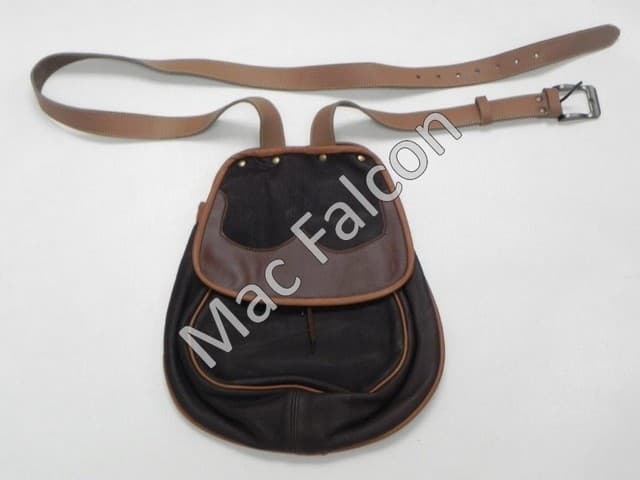 Mac Falcon, Top - Line hunting/demo shoulderbag with adjustable shoulder strap, brown / beige