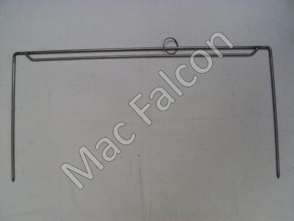 Stainless steel rails, 100 cm long