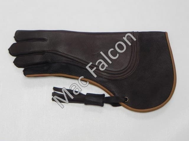 Topline - Leather falconry glove 3 layers and 38 cm long