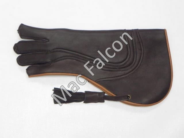 Topline - Leather falconry glove 4 layers and 40 cm long